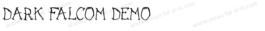 DARK FALCOM DEMO字体转换